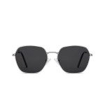 Unisex Grey Lens & Gunmetal-Toned Other Sunglasses with UV Protected Lens